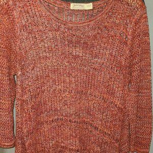 Pink oversized women's sweater